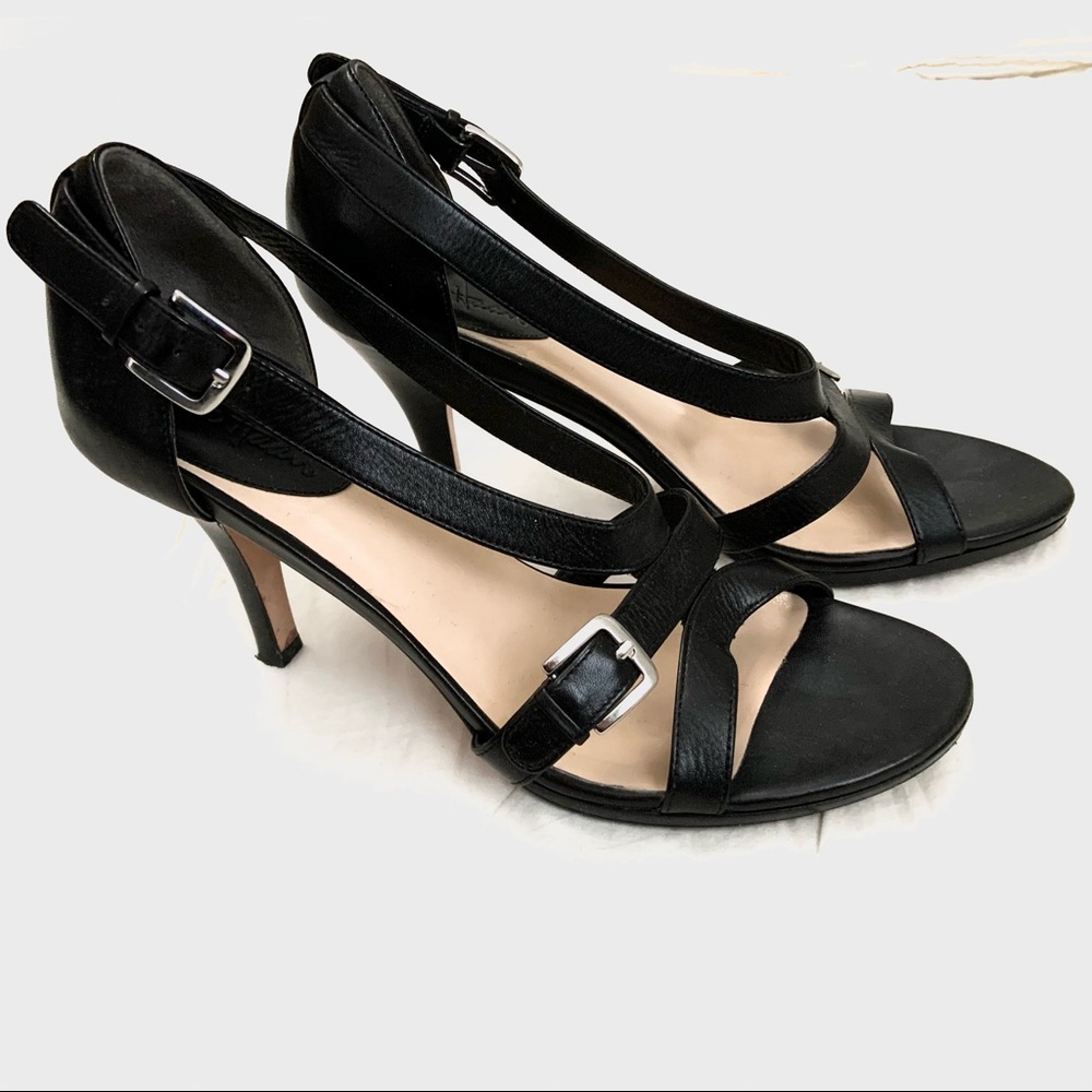 Cole Haan Strappy Leather Sandal Heels